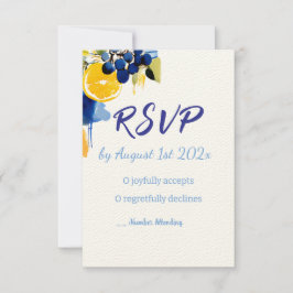 Tarjetas RSVP "La Dolce Vita"