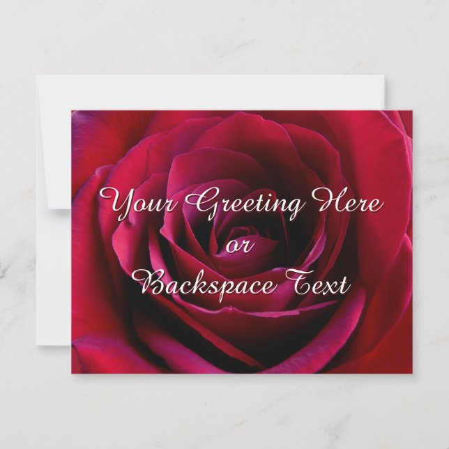 Tarjetas RSVP para Rosas personalizados de invitac (Anverso)