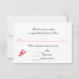 Tarjetas RSVP/Reply "Mar Profundo"