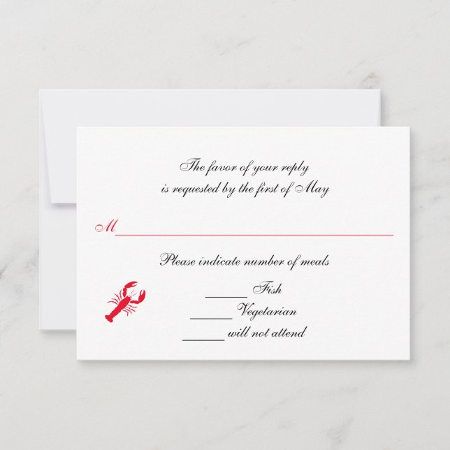 Tarjetas RSVP/Reply "Mar Profundo" (Anverso)