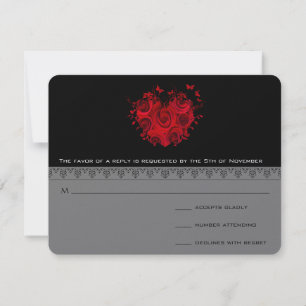 Tarjetas RSVP-Requiere las invitaciones de 5 x 7 t