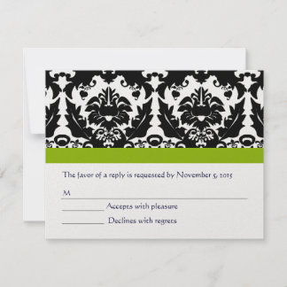 Tarjetas RSVP-Requiere las invitaciones de 5 x 7 t