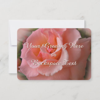 Tarjetas RSVP Rosa silvestre personalizadas para i