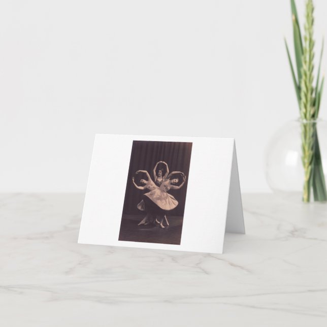 Tarjetas rusas del ballet del día de madre (Anverso)