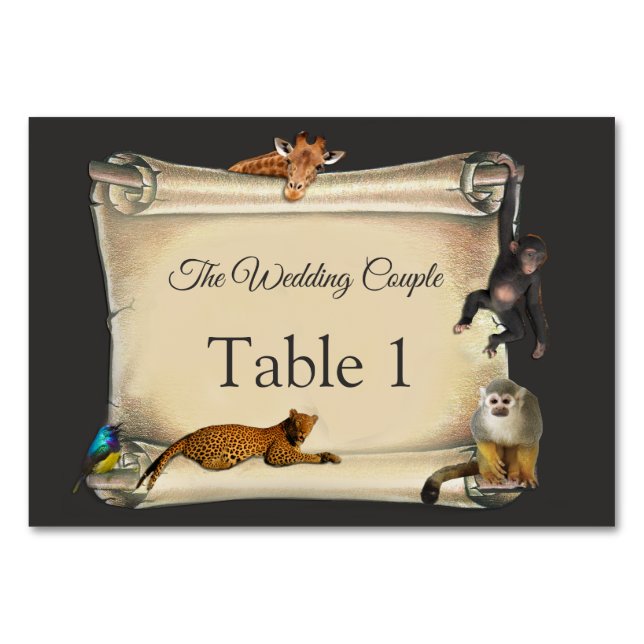 Tarjetas Safari Sunset de África (Anverso)