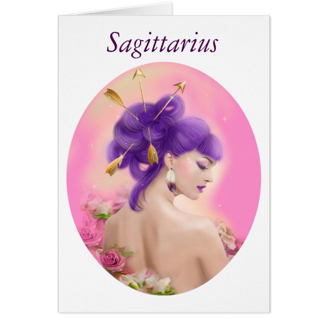Tarjetas Sagittarius zodiac (Frente)