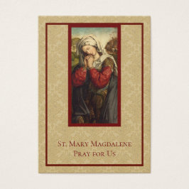 Tarjetas Sagradas Católicas de Sta. María Magdalen