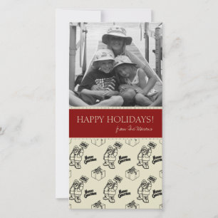 Tarjetas Santa Photo de los navidades