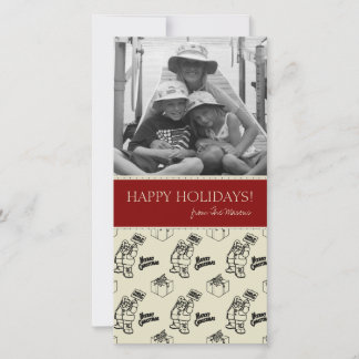 Tarjetas Santa Photo de los navidades