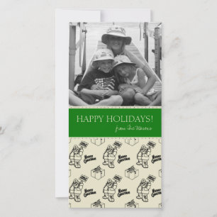 Tarjetas Santa Photo de los navidades