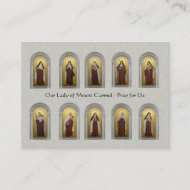 Tarjetas santas de los santos de los sacerdotes