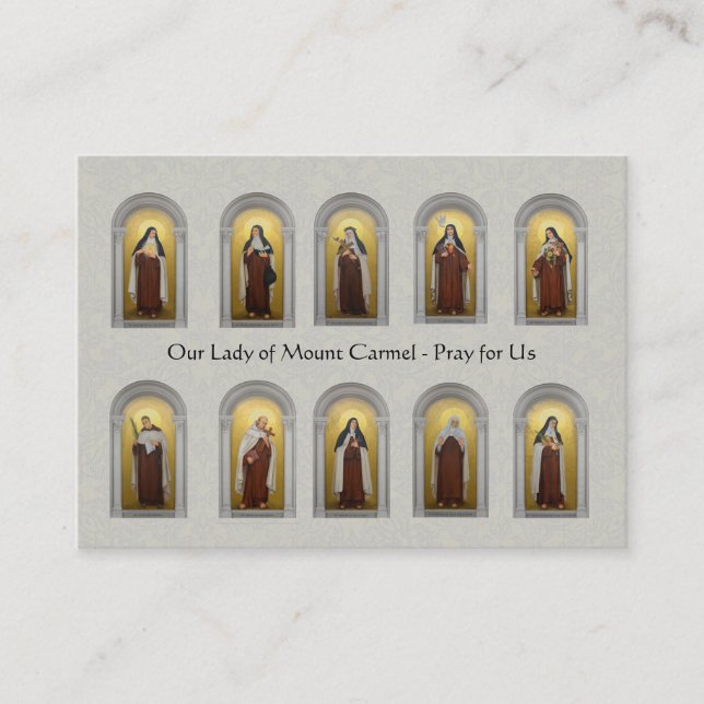 Tarjetas santas de los santos de los sacerdotes (Anverso)