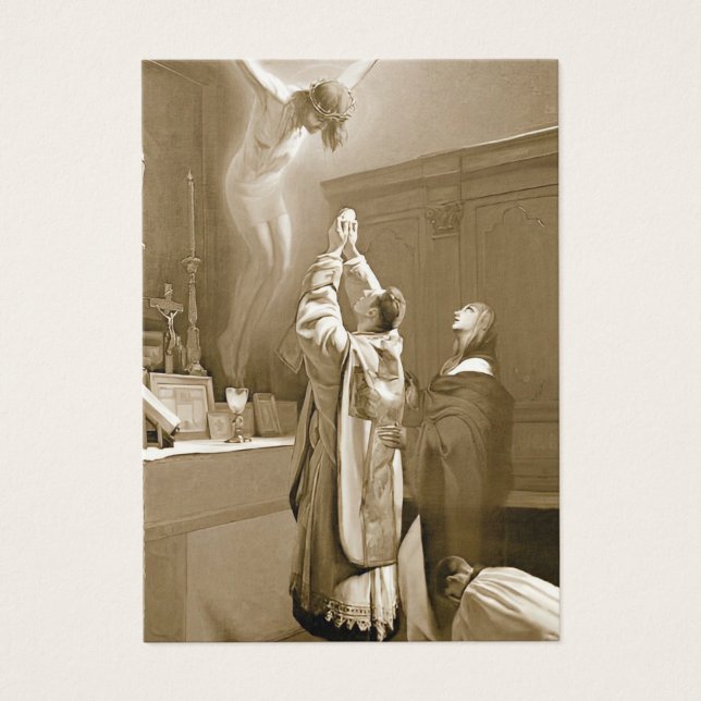 TARJETAS SANTAS DE ORDENACIÓN DE SALUD CATÓLICAS (Frente)