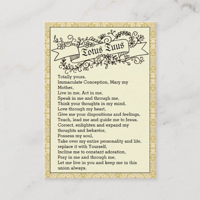 Tarjetas santas de papa St. John Paulo II del rezo (Anverso)