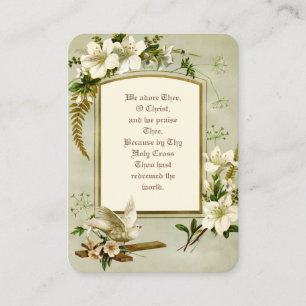 Tarjetas Santas de Resurrección de Pascua Oración 