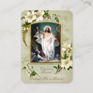 Tarjetas Santas de Resurrección de Pascua Oración 