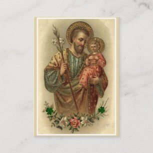 Tarjetas santas del rezo hermoso de San José