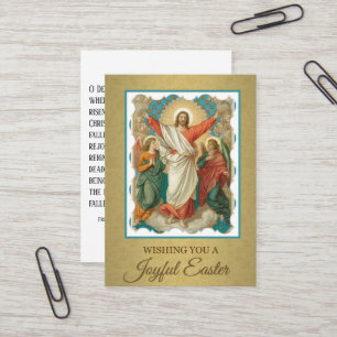 Tarjetas santas w/prayer St. John de la
