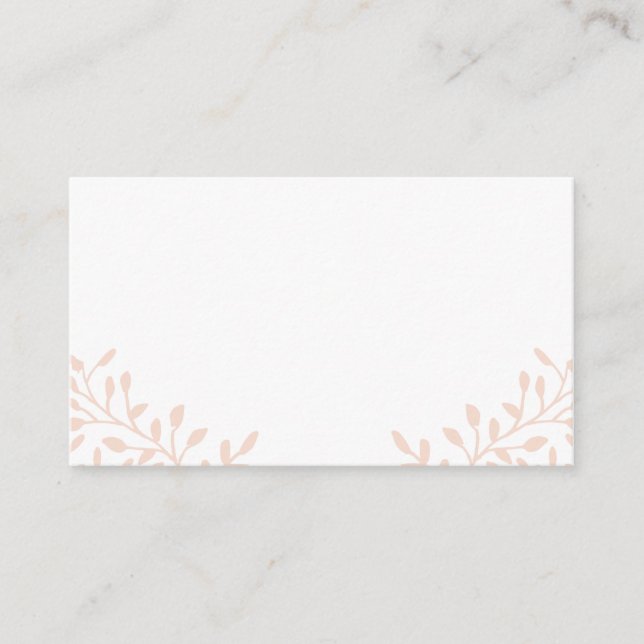 Tarjetas Secret Garden Wedding Place 100 pk (Anverso)