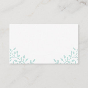 Tarjetas Secret Garden Wedding Place 100 pk - Mint
