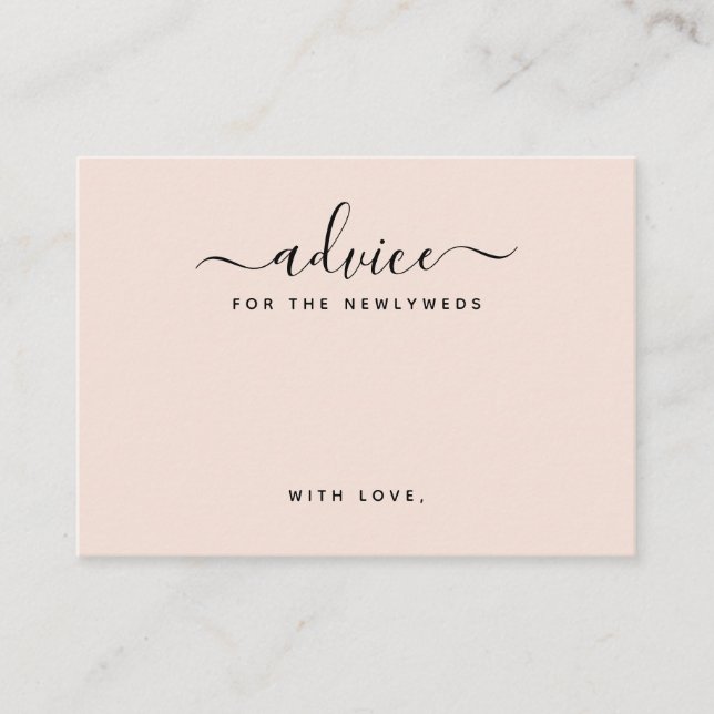 Tarjetas simples de consejos de script (Anverso)