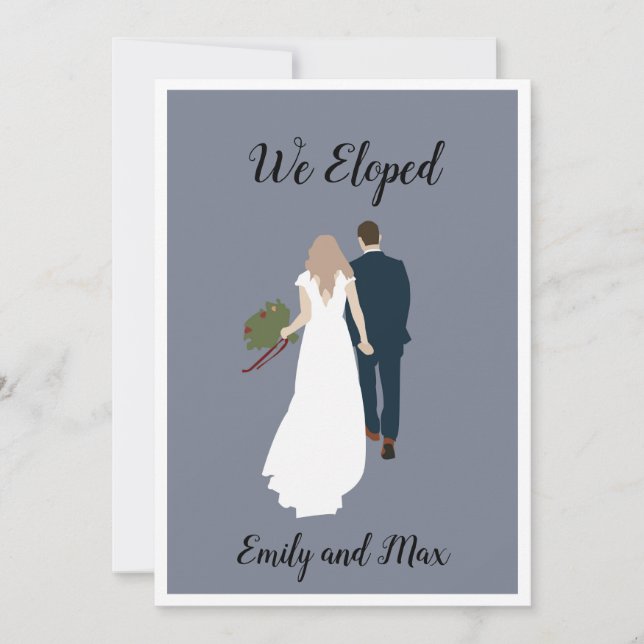 Tarjetas simples de Invitación Boda (Anverso)