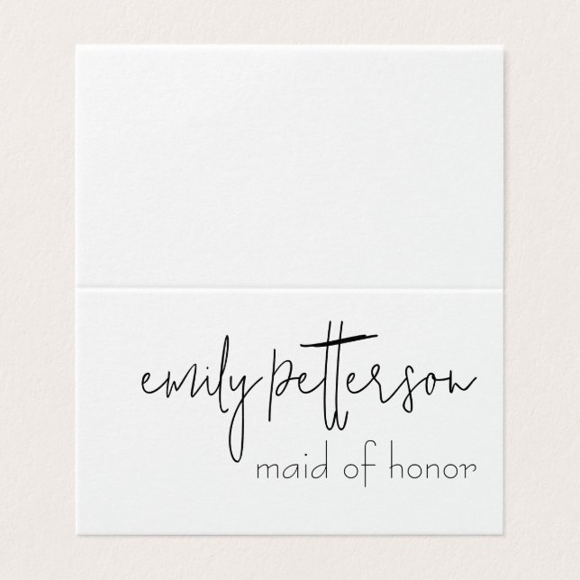 Tarjetas simples de lugares de consulta (Exterior desplegado)