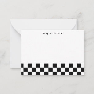 Tarjetas simples de notas personalizadas controlad