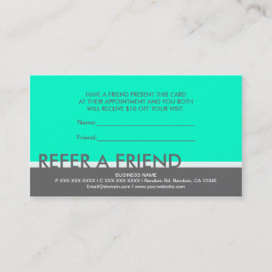 Tarjetas simples gris azul verdoso para referir un