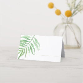 Tarjetas simples para los lugares de la hoja de pa