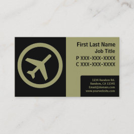 Tarjetas simples verdes negras modernas del