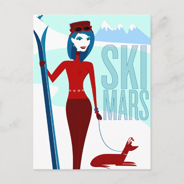 Tarjetas Ski Mars (Anverso)