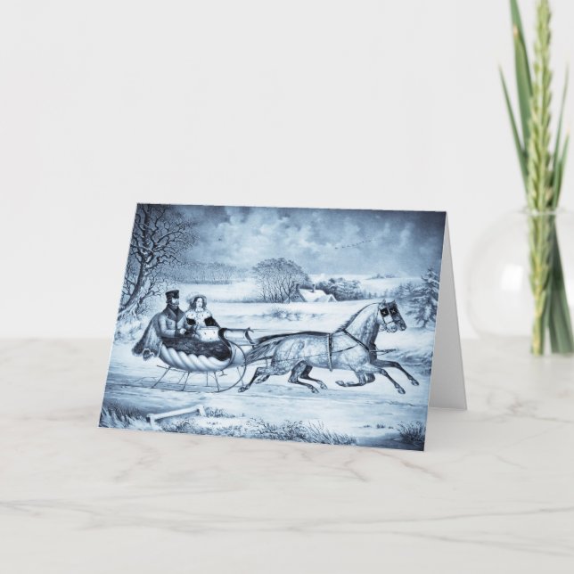 Tarjetas "Sleigh Ride" (Anverso)