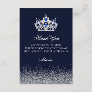 Tarjetas sofisticadas de agradecimiento de Sapphir