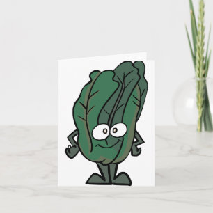 Tarjetas Spinach Face Note