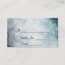 Tarjetas Steampunk Verde azulada Heart Boda Place
