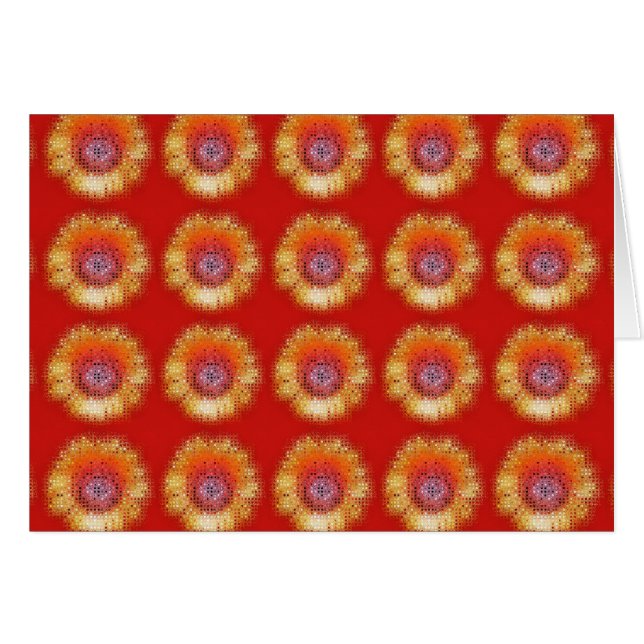 Tarjetas SUNFLOWERS (Anverso (Horizontal))