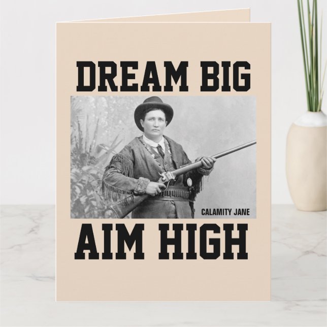 TARJETAS SUPERVISADAS DE CALAMITY JANE BIRTHDAY GI (Anverso)