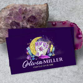 Tarjetas Tarot / Oracle con luna y cristales