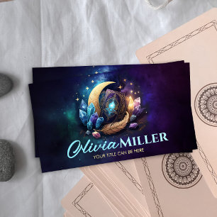 Tarjetas Tarot / Oracle con luna y cristales