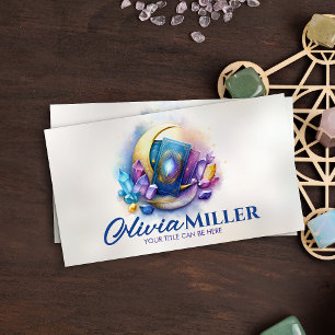 Tarjetas Tarot / Oracle con luna y cristales
