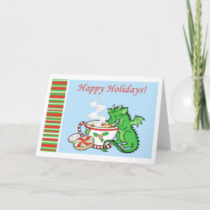 Tarjetas Tea Dragon para navidades