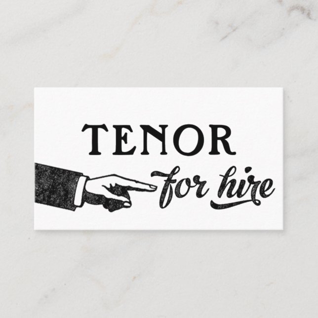 Tarjetas Tenor Business - Guay Vintage (Anverso)
