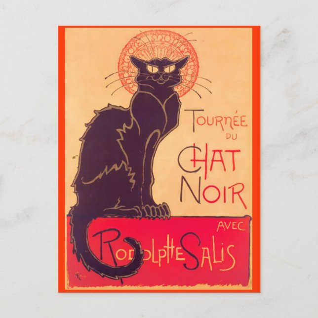 Tarjetas Tournee de Chat Noir (Anverso)