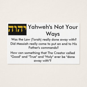 Tarjetas Tract de Torah