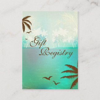 Tarjetas Tropical Turquoise Beach Gigantation Regi