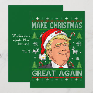 Tarjetas Trump personalizado, hacen grandes a los 