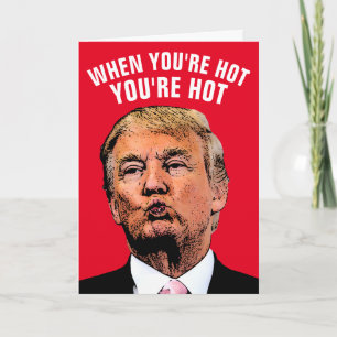 TARJETAS TRUMP TE QUIERO MUÑECA CALIENTE