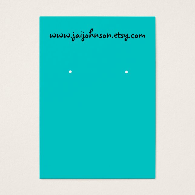 Tarjetas Turquoise Earl's (Frente)