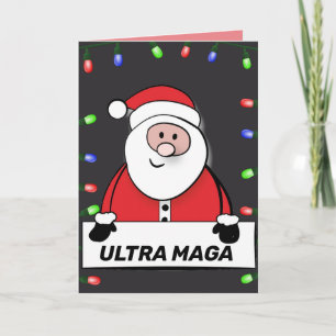 Tarjetas ULTRA MAGA SANTA CLAUS TRUMP Navidades